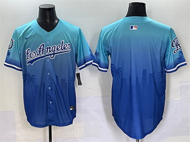 Men's Los Angeles Dodgers Blank Blue Limited Stitched Baseball Jersey Men's Los Angeles Dodgers Blank Blue Limited Stitched Baseball Jersey